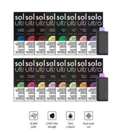 SOLO ULTRA REPLACEMENT POD 12000 PUFFS